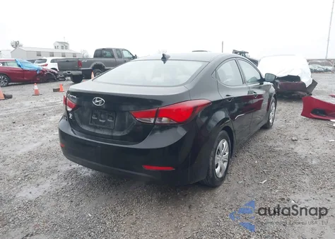 2016 Hyundai Elantra Se из США, поврежденный, VIN 5NPDH4AE8GH796568